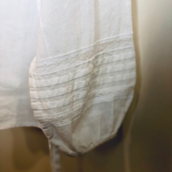 Vince Cotton Bohemian Peasant Top - Picture 3 of 7